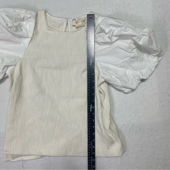 Anthropologie Blouse Sz Small Puffy Sleeves - Picture 11 of 13